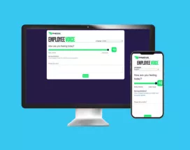 An image of Inspirus Connects' Employee Voice survey, a pulse survey