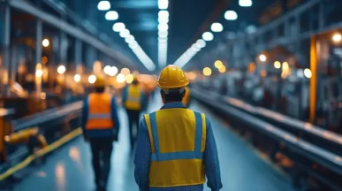 employee in the manufacturing industry 