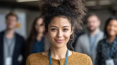 Employee engaged and not burnt out